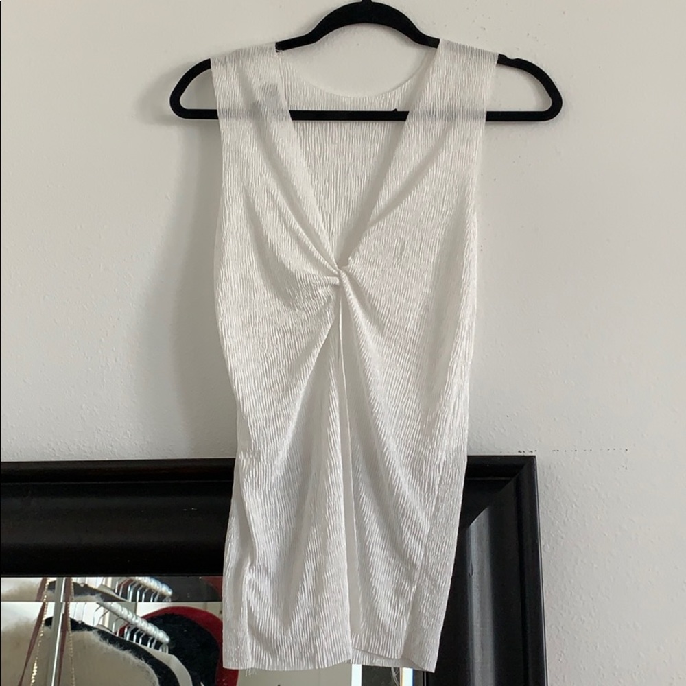 Top shop open back blouse